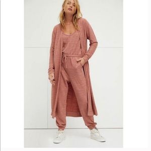 NWOT Free People beach bicoastal jumpsuit wine